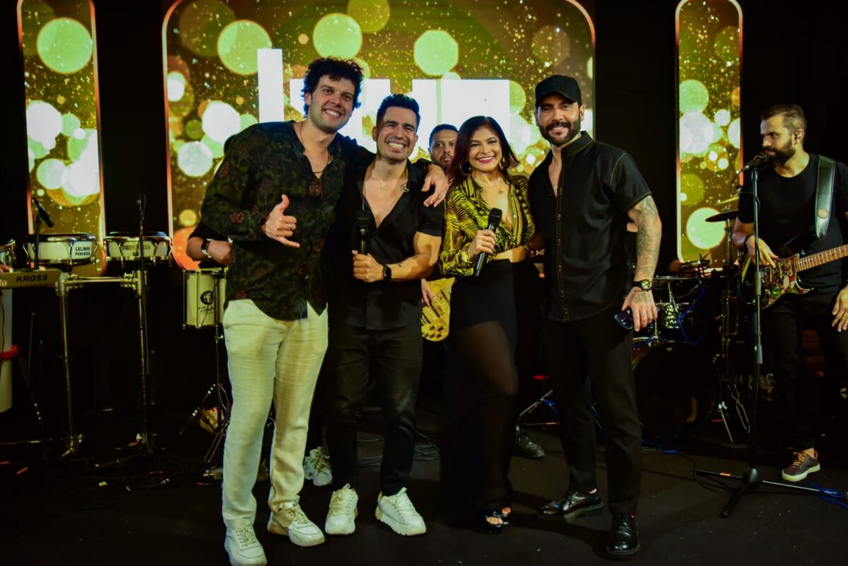 Davi Cartaxo, Ivvo, Katia Cilene e Felipão - Foto: Eri Nunes