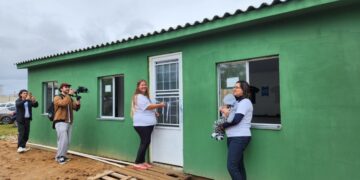 É mais um espaço para a comunidade, construído no bairro Sarandi, na zona norte, como apoio após o impacto das enchentes que atingiram o Sul em 2024 - Foto: Divulgação