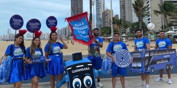 A Guanabara amplia sua estratégia de aproximação com o público ao marcar presença nos principais eventos de pré-carnaval de 2026 - Foto: Divulgação