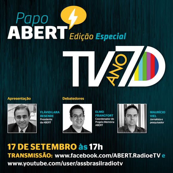 TV aberta comemora 70 anos no Brasil