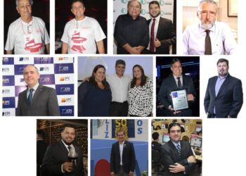 Líderes empresariais, empresários e executivos que são exemplos inspiradores nesse Dia do Homem: Vieira Brasil e o filho Marcelo Brasil; Paulo e Vinícius Braid; Plínio Tuzzolo; Fábio Ribeiro, Augusto Miranda e Augusto Dantas; José Mário Ribeiro; Werther Bandeira, Vanderlaan Rolim e Augusto Diniz – Foto: Divulgação