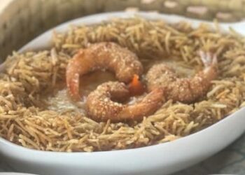 O prato destaque do Restaurante Flor do Mangue, hoje destaque na gastronomia nacional e internacional – Foto: Divulgação