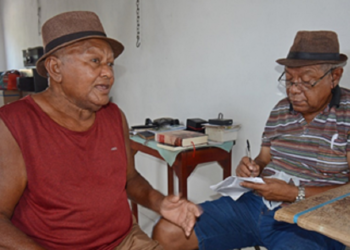 Braz Mello entrevistado por Herbert de Jesus Santos - Foto: Divulgação