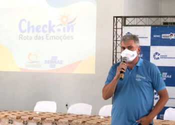 Diretor superintendente do Sebrae estadual, Albertino Leal, ressaltou que a instituição está desde o início na Rota das Emoções, sempre buscando favorecer os pequenos negócios locais da cadeia turística - Foto: Divulgação
