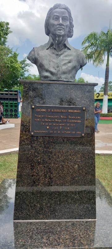 Monumento de Jerônimo de Alburquerque - Herói da batalha de Guaxenduba - Foto: Gutemberg Bogéa