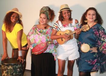 As Brasileirinhas formam a base instrumental do projeto que reverência as vozes femininas do samba maranhense - Foto: Divulgação