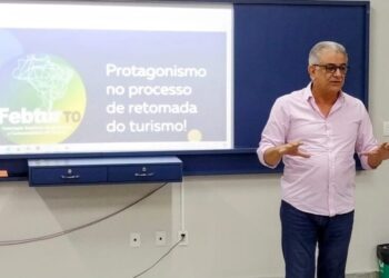 O presidente da Adetuc Hercy Filho falou dos projetos do Estado para a região da Ilha do Bananal - Foto: Ascom-Adetuc