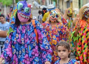 Máscaras de fofão, uma tradição no carnaval de São Luís - Foto: Divulgação
