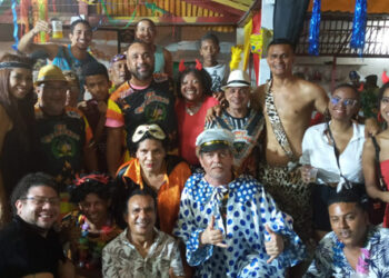 Dirigentes, brincantes e beneméritos mostraram a força e o brilhantismo da Família Brasinhas – Foto: Divulgação