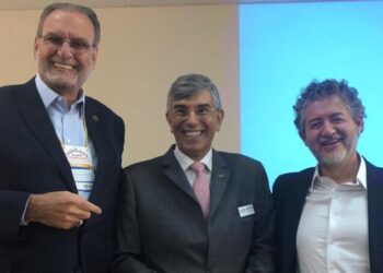 Na foto, Ibrahim Georges Tahtouh, José Roberto Sevieri e Luiz Ricardo Marinello - Foto: Divulgação