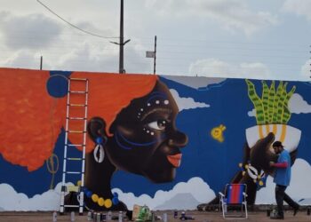Onze artistas ilustraram através do grafitti o muro do Centro de Distribuição da Equatorial – Foto: Divulgação