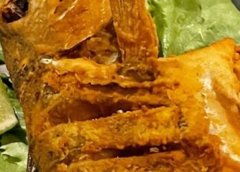 Tucunaré frito. Um dos mais tradicionais pratos do Tocantins - Foto: Febtur/TO