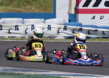 Os pilotos mirins maranhenses Matias e Murilo Dominguez estão participando da 23ª Copa Brasil de Kart, em Aracaju (SE) – Foto: Divulgação