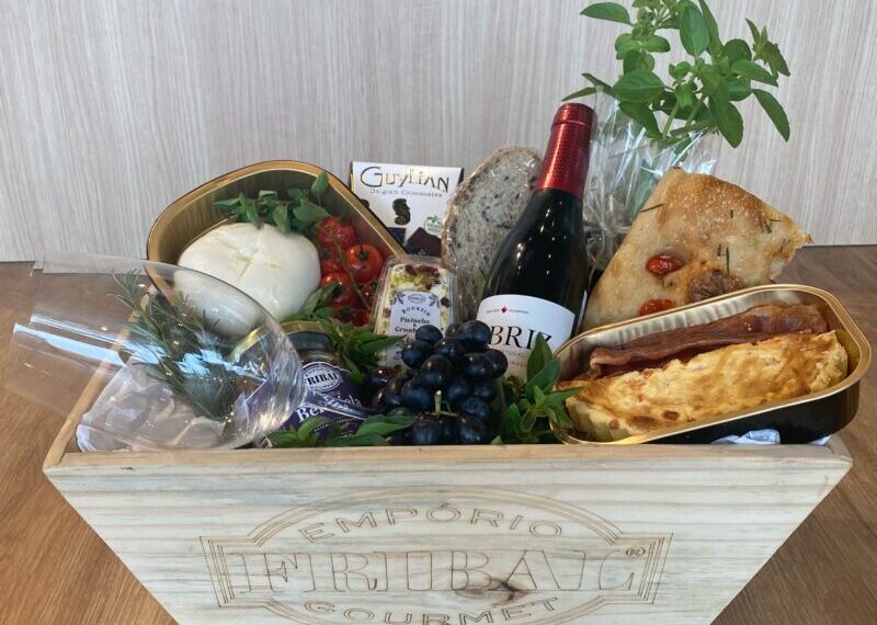 A Cesta de Café da Manhã do Empório Fribal é um excelente presente para o Dia dos Pais – Foto: Divulgação
