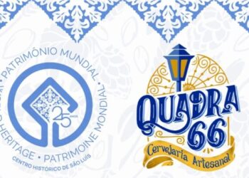 Rótulo da Cervejaria Artesanal Quadra 66 em homenagem aos 25 anos de São Luís Patrimônio da Humanidade – Foto: Divulgação