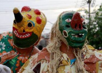 As tradicionais máscaras do carnaval de São Luís - Foto: Reprodução