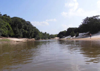 A beleza do Rio Turí em Araguanã, mais um destino que recebe melhorias no Maranhão – Foto: Divulgação