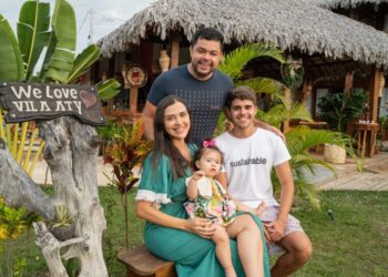 O ludovicense Saulo Prazeres mora em São Luís, mas visita Atins com frequência junto com a família – Foto: Arquivo pessoal
