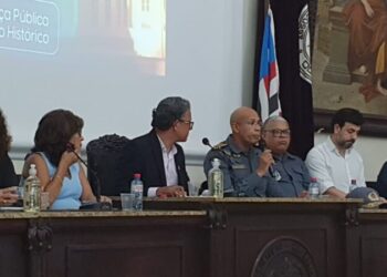 Fernando Duailibe, vice-presidente da ACM durante fala no evento que discutiu a segurança no Centro Histórico de São Luís - Foto: Divulgação