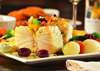 Um belo Lombo de Bacalhau à Lagareiro - Foto: Divulgação