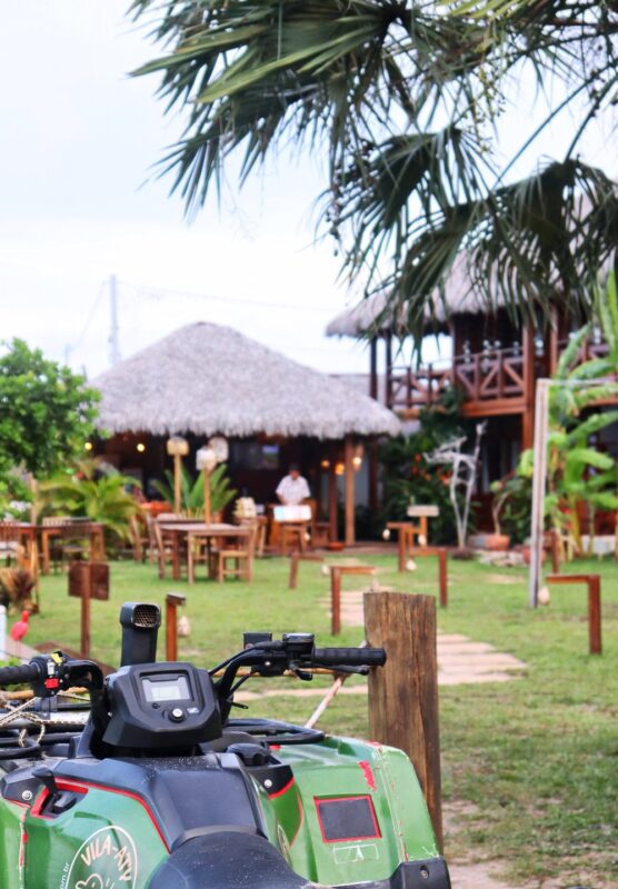Turismo foi responsável pelo aumento dos postos de trabalho no povoado – Foto: Vila Aty / Divulgação
