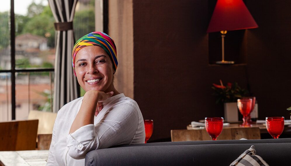 Luana Malheiros de volta ao restaurante Térèze - Foto: Divulgação