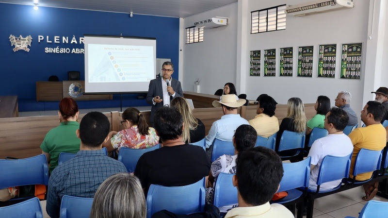 O superintendente estadual do BNB no Maranhão, Isaque Nascimento, apresentou as principais oportunidades de crédito para MPEs de Estreito - Foto: Divulgação