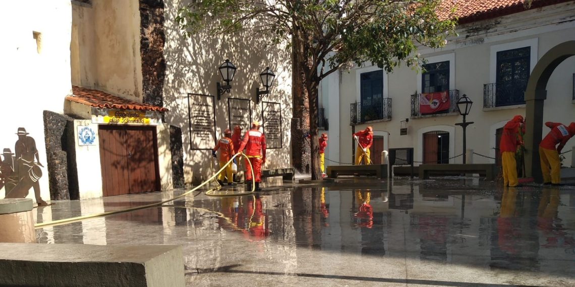 O Centro Histórico de São Luís começou a receber abrangentes serviços de restauro, limpeza e lavagem – Foto: Divulgação