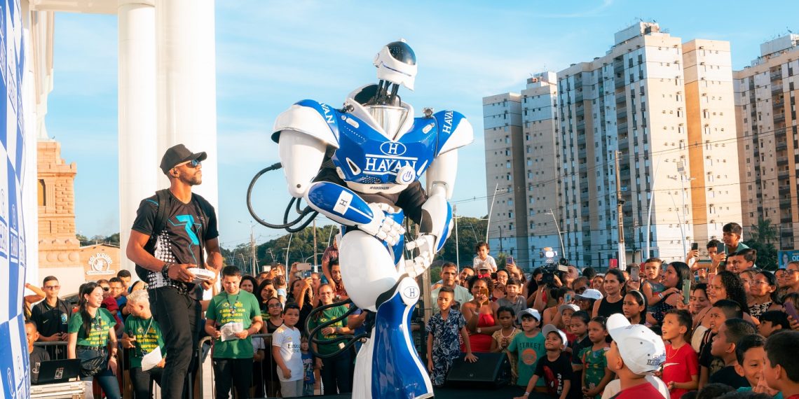Robô chega a São Luís para um domingo de lazer e entretenimento na companhia dos maranhenses - Foto: Divulgação