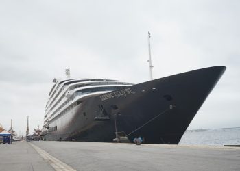 Scenic Eclipse I chega ao Píer de Mauá para abertura da temporada de cruzeiros