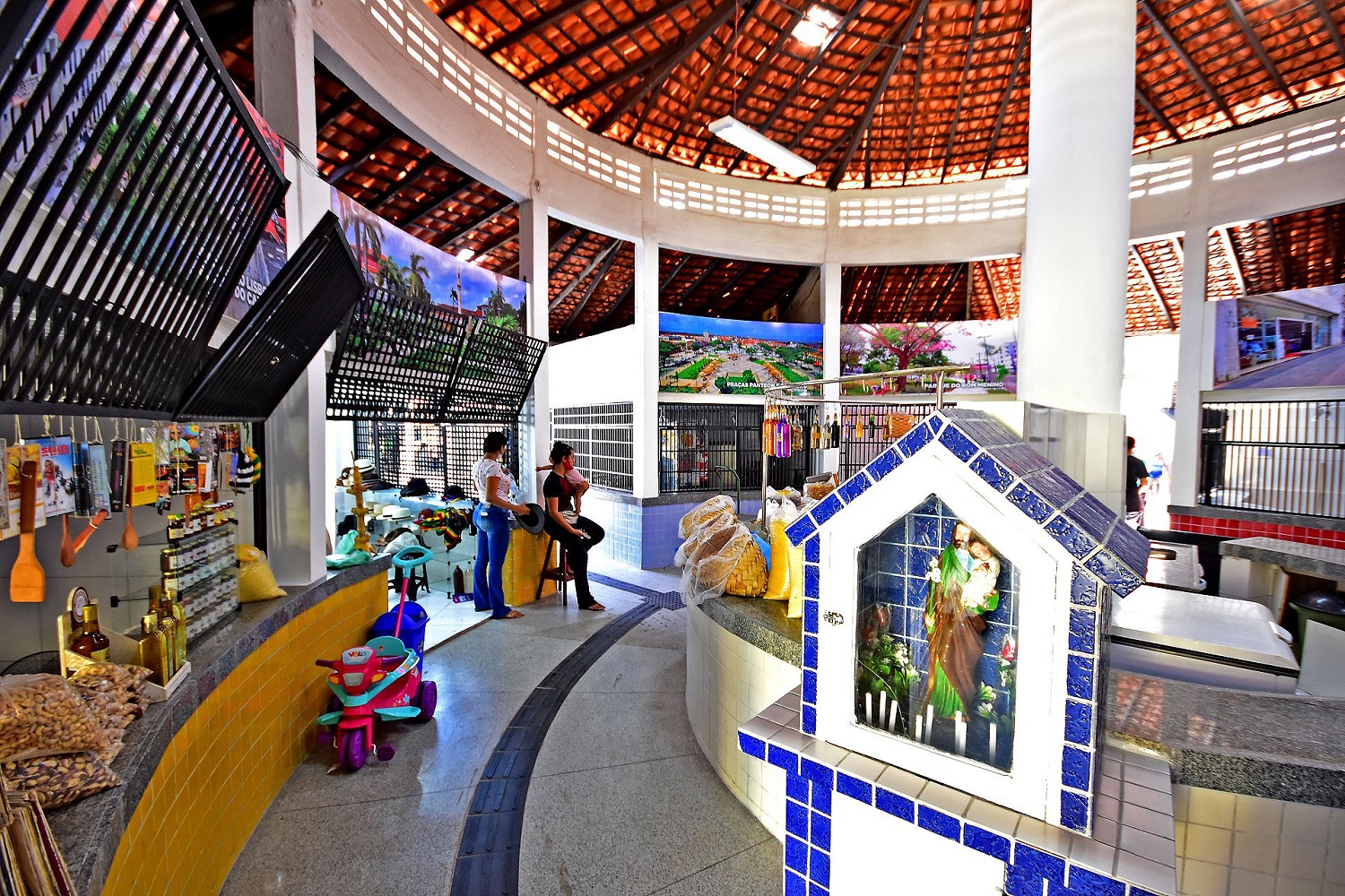 Mercado das Tulhas, no Centro Histórico, um espaço de comercialização de produtos maranhenses – Foto: Mauricio Alexandre