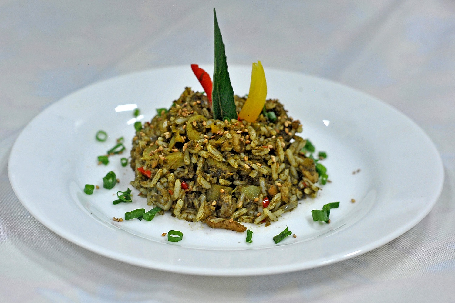 Da folha do Gergelim, uma saborosa receita da gastronomia maranhense, o Arroz de Cuxá - Foto: Mauricio Alexandre