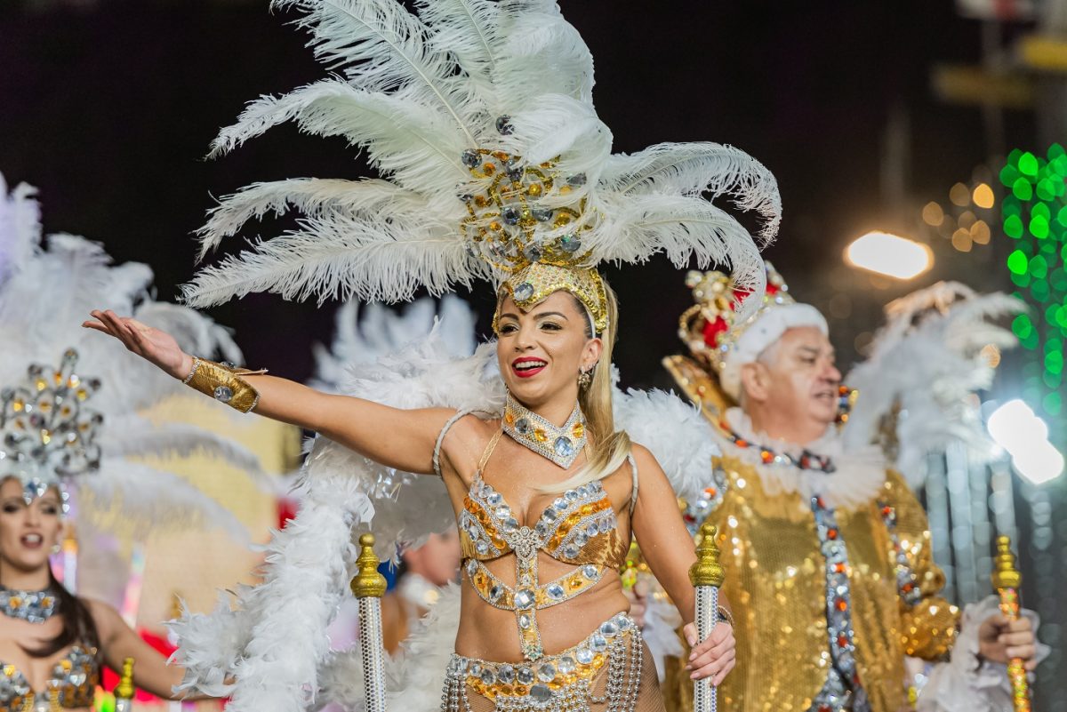 Turistas participam da festa nas agremiações carnavalescas - Foto: Francisco Corrêa