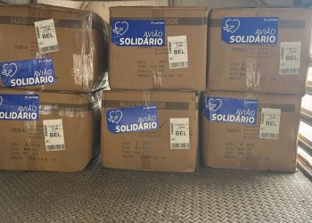 Doações foram transportadas de São Paulo para Belém pelo Avião Solidário da Latam - Foto: Divulgação