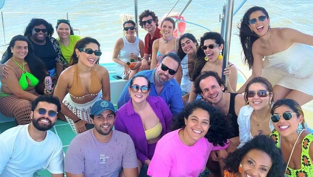 Confraternização na Ilha de Curupu