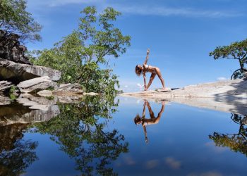 Cachoeira do Abismo, um dos paraísos da Chapada dos Veadeiros - Foto: Milene Ricardo