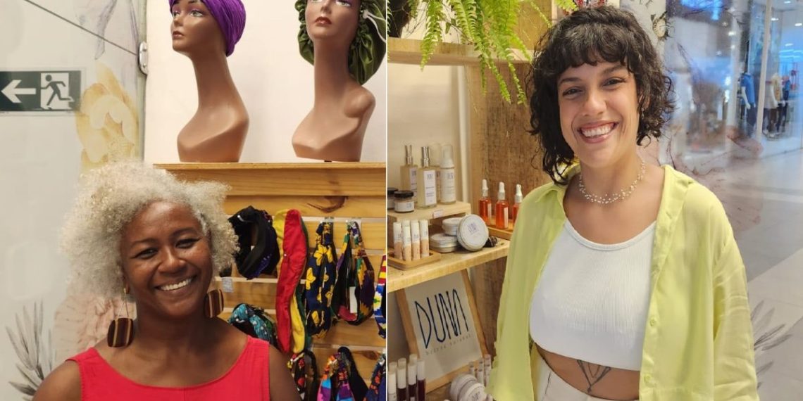 As empresárias Virgínia Diniz e Tayla Trindade – Foto: Divulgação