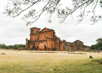 São Miguel das Missões , um impressionante patrimônio das Missões Jesuítas-Guarani, construído nos séculos 17 e 18 - Foto: Reprodução