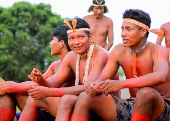 Jovens da etnia Krahô, que já vivenciou a experiência do etnoturismo – Foto: Flávio Cavalera