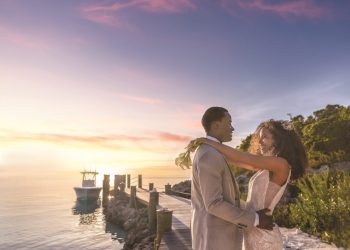 Romance nas Bahamas: renovação de votos no paraíso
