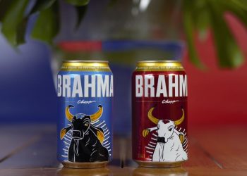 As latinhas da Brahma contém o símbolo máximo da festa de Parintins - Foto: Divulgação