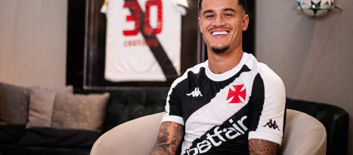 Philippe Coutinho será apresentado para a torcida no dia 13 de julho, em São Januário. Philippe Coutinho será apresentado para a torcida no dia 13 de julho, em São Januário - Foto: Leandro Amorim