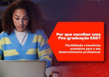A oportunidade de aproveitar duas pós-graduações EAD pelo preço de uma é apenas o começo. Estudar de forma remota oferece uma série de vantagens que podem impactar positivamente sua vida profissional - Foto: Reprodução