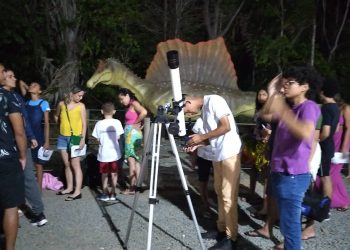 “Astronomia na Praça” é uma ação científica permanente da SAMA – Foto: Divulgação