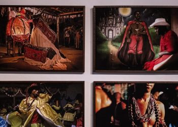 Série Visões de Um Poema Sujo (2013-2014), do fotógrafo maranhense Márcio Vasconcelos: Tambor de Crioula, índio Boi da Floresta, Miolo do Boi e Exu – Foto: Divulgação