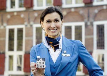 Nova miniatura foi apresentada no dia do aniversário da KLM em evento na capital holandesa - Foto: Divulgação