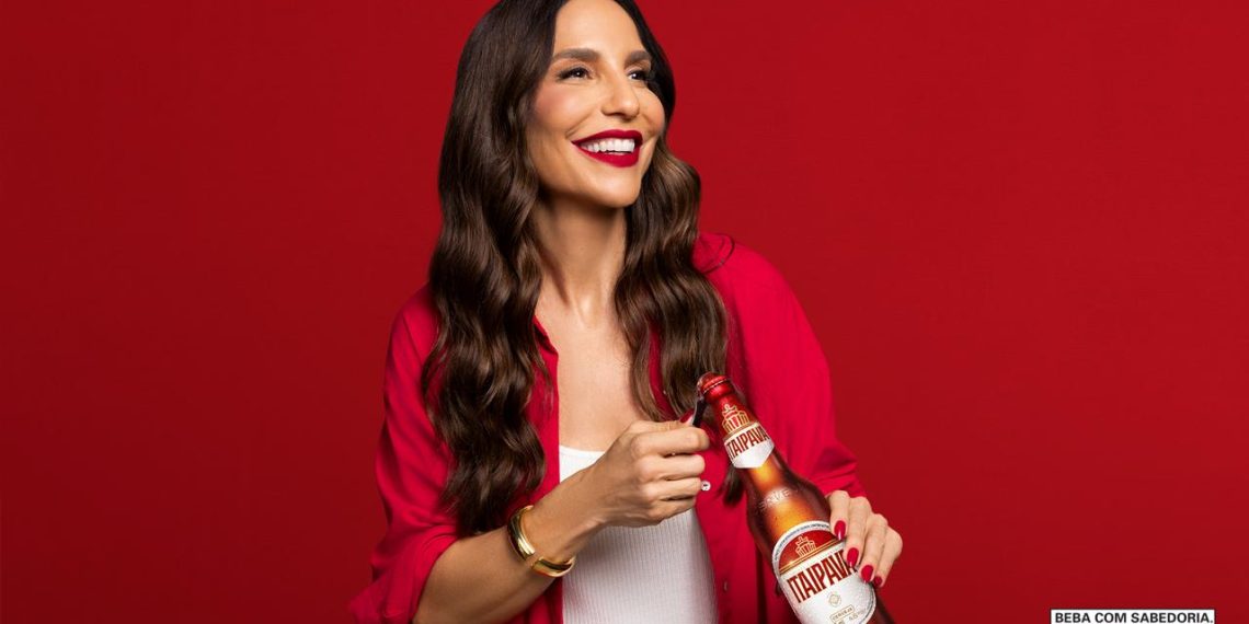 Ivete Sangalo é a estrela, embaixadora da marca Itaipava - Foto: Divulgação