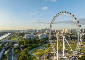 Maior roda-gigante da América Latina foi um dos destaques na cerimônia que aconteceu nos Estados Unidos, em evento promovido pela Associação Brasileira de Parques e Atrações - Foto: Divulgação