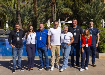 Rodrigo Rodrigues, da Schultz OperadoraHeloísa Ananias, da CVCFabio Frassetto, da IncomumClayton Araújo, da Europamundo BrasilGerusa Pastuch, da Europamundo BrasilAroldo Schultz, da Schultz OperadoraThais Machado, da FRTArthur Veiga Piccolo, da Agaxtur - Foto: Divulgação