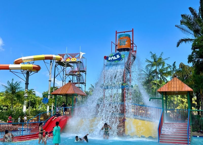 Vumbora, Zilado, Dále, Rio Preguiças, Toboéeeguas e Rambora são as atrações do parque que remetem os costumes do estado – Foto: Divulgação